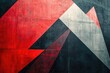 © MK - Red Black and White Painting on Wall