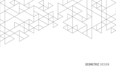 Wall Mural - abstract vector background with a geometric pattern of triangle shapes. graphic design element