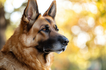 german shepherd portrait