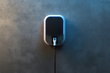 Wallbox in the house for charging electric car