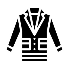 Sticker - Tweed Jacket Vector Design Icon Style