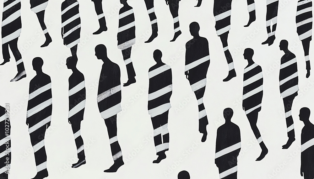 Uniformity Visual Position individuals in repeated, uniform poses, creating a visual ...