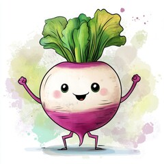 A turnip vector illustration