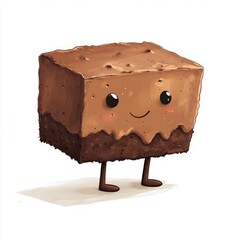 A brownie vector illustration