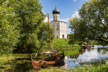 Wall Mural - Church on the river