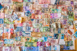 © Unclesam - Tableau avec des billets de tous pays