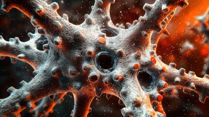 Poster - Microscopic Cell Structure.
