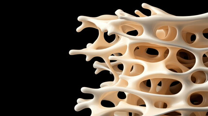 Poster - Abstract 3D Spiky Structure.