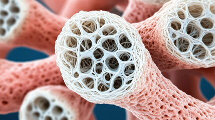 Aufkleber - Abstract Cellular Structure.