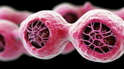 Poster - Microscopic View of Dividing Cell.