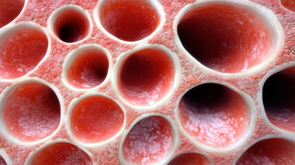 Aufkleber - Abstract Cellular Structure.