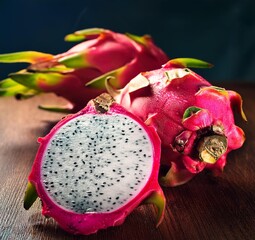 delicious pitahaya fruit 