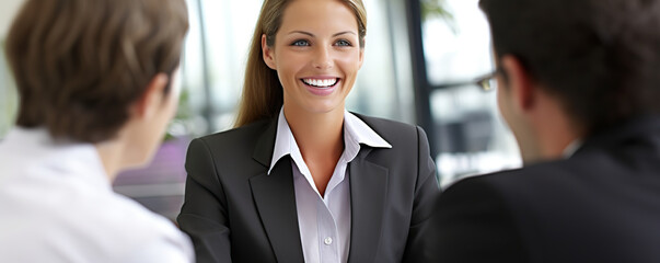 Wall Mural - portrait of a business woman