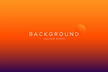 Wall Mural - halloween vibe color combination of purple and orange, gradient background, vector design