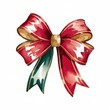 © bteeranan - Large Watercolor Christmas Bow Illustration