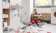 © StockPhotoPro - Desperate man unable to fix his broken sink