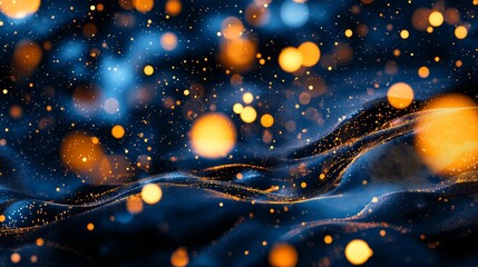 An artistic bokeh-style shot of programming code