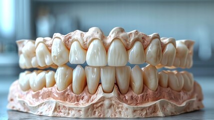 Model of wisdom teeth in human jaw