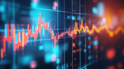 Finance growth graph for cryptocurrency investments, highlighting the volatile but rapid growth of cryptocurrency markets, with key trends and data visualizing digital currency investments.