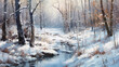 © 여진 양 - the esteem of the snow-covered forests and valleys