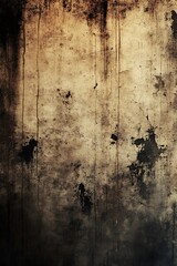 Poster - An abstract grunge background featuring textures of aged, distressed surfaces with dark stains and streaks.