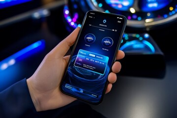 Person using a mobile app to redeem loyalty rewards, with a digital card displayed on the phone, showing a simple and modern approach to earning and using points