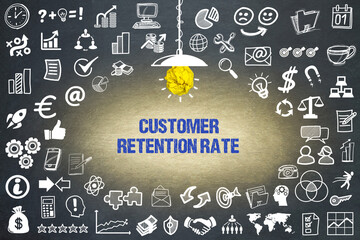 Canvas Print - Customer Retention Rate