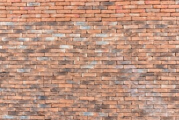 Old vintage retro style bricks wall for abstract brick background and texture.