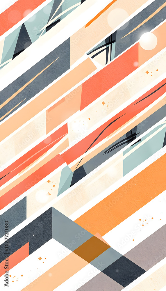 Abstract washi tape png clipart, geometric pattern, decorative ...