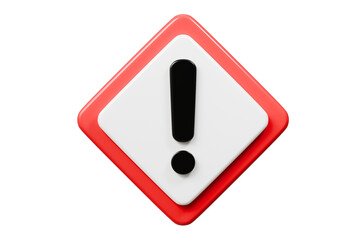 Wall Mural - 3d warning caution icon sign symbol isolated on purple background. error alert safety concept.3d min