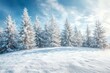 © dendyh7 - Snowy winter season background