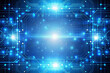 © Meera Graphic  - Blue circuit board technology illuminates the future.