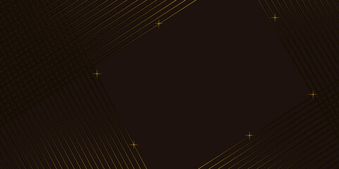 Sticker - Elegant black and golden background.