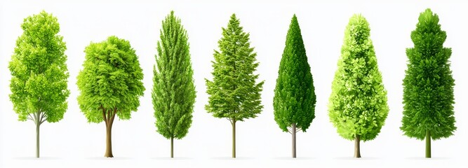 Isolated tree with transparent background.