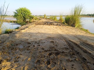 path in the sand