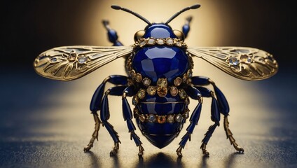 precious blue stone bumblebee