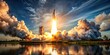 © yuwaree - Epic rocket liftoff scene representing space exploration and discovery