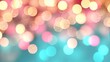 © sunchai - Colorful blur background with bokeh lights