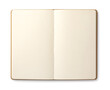 © Mr. Music - Blank notebook with empty pages on a white background for creative writing and note-taking needs.