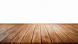 © Donald - wooden table top with white background