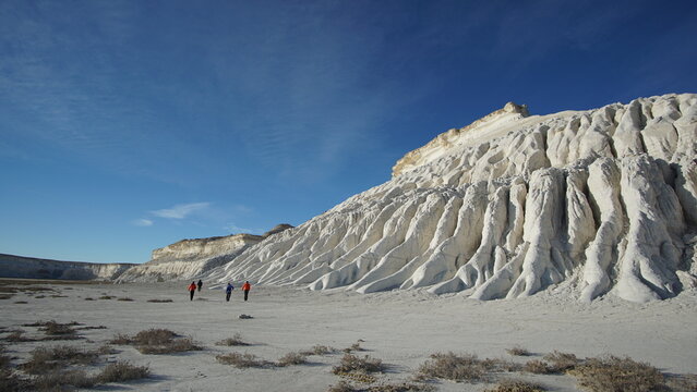 Chalk mountain at Kazakhstan 