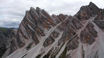 Wall Mural - aerial view of the peaks of croda rossa in trentino alto adige