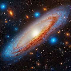 space galaxy in space