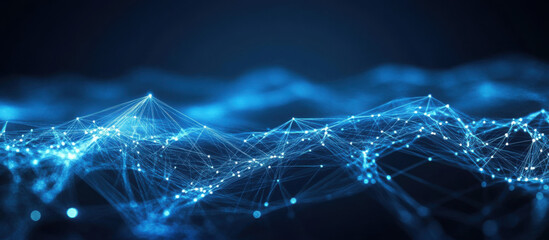 Technology Network Background.
