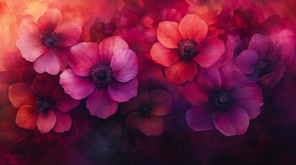 Poster - Vibrant Floral Art