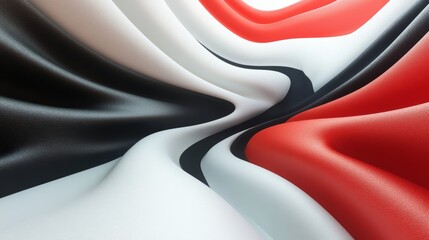 Poster - Abstract Fabric Waves