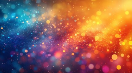 Poster - Vibrant Abstract Colorful Bokeh Background