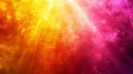 Poster - Colorful Abstract Light Rays