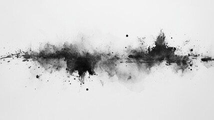 Wall Mural - Abstract Ink Splash Art