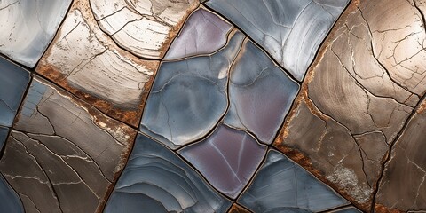 Wall Mural - Abstract stone texture background with cracks